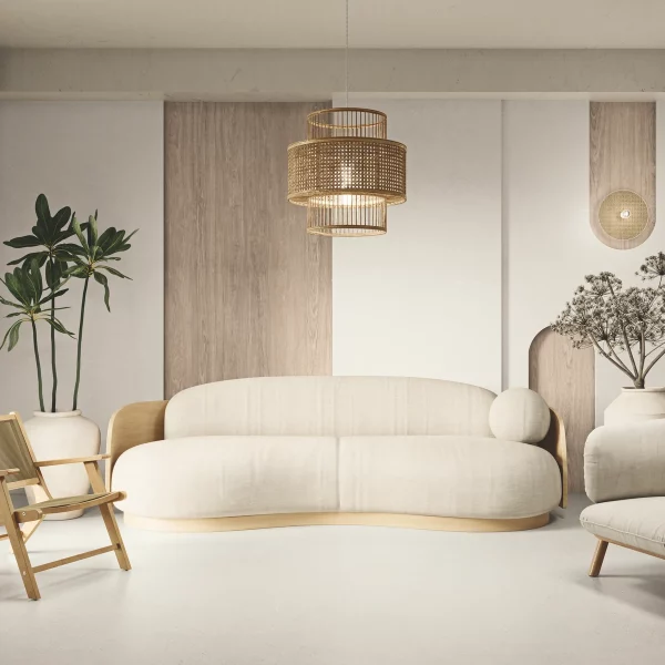 ריצוף אבן גיר לבנה צ'אלק 60/120 פורצלן מט מנוסר