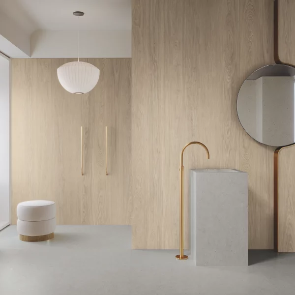 פרקט פורצלן עץ בוק בהיר 22/120 אריחי ריצוף דמוי עץ