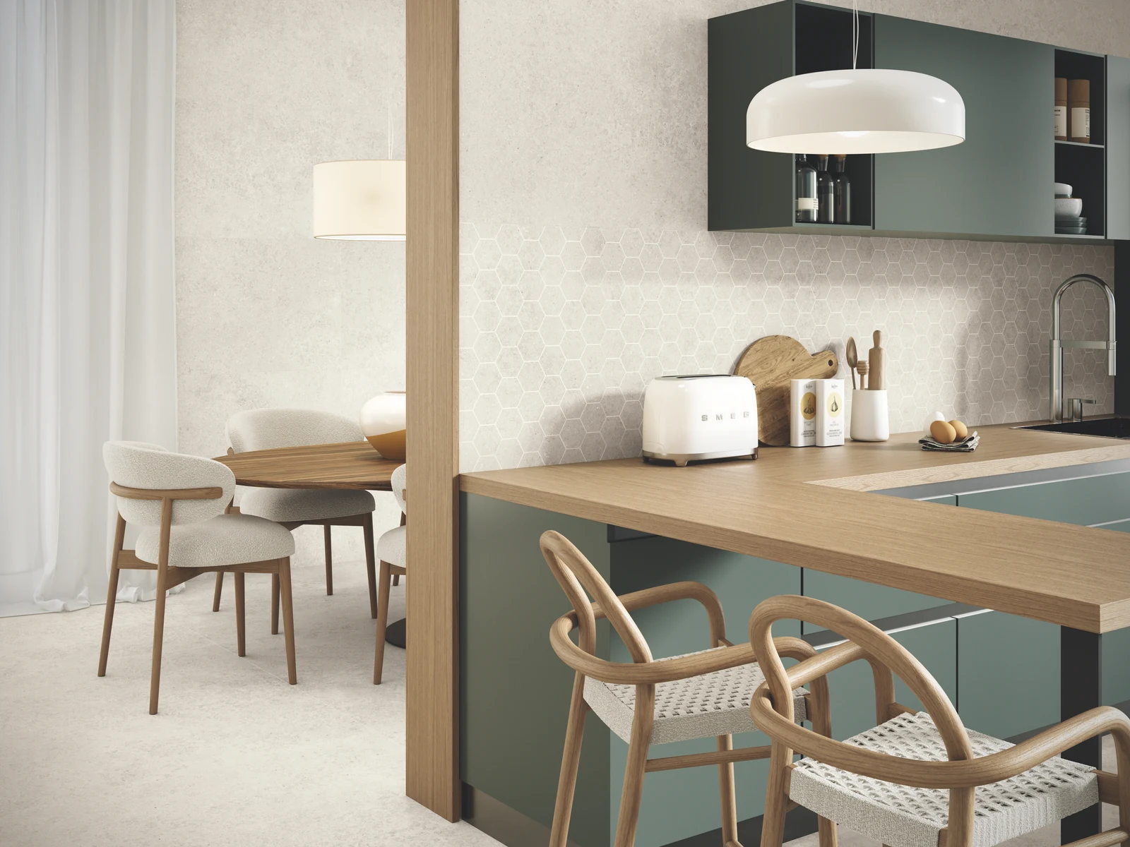 חיפוי קיר דמוי אבן לבנה 60/120 אריח קרמיקה מואר