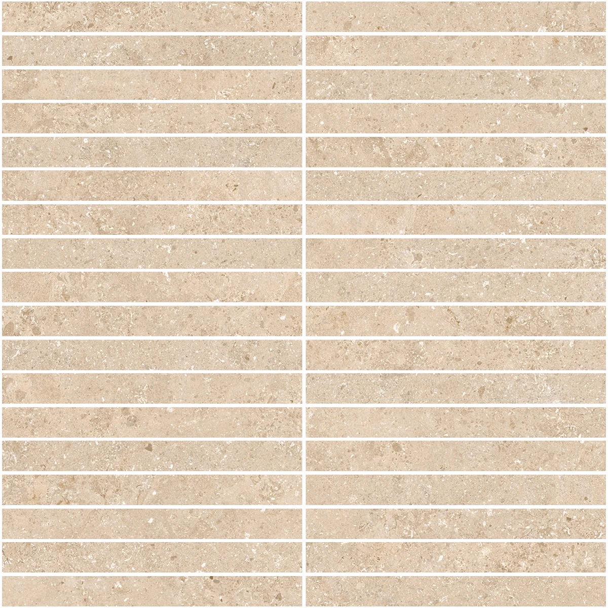 פסיפס מקלות אבן בז' 30/30 לחיפוי ודקורציה