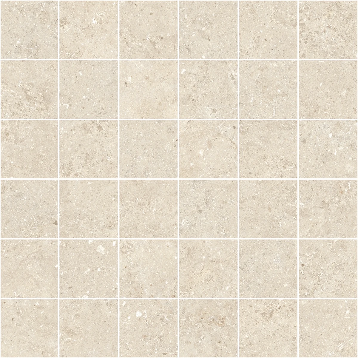 אריח פסיפס ריבועי שנהב טבעי 30/30 למטבח ואמבטיה