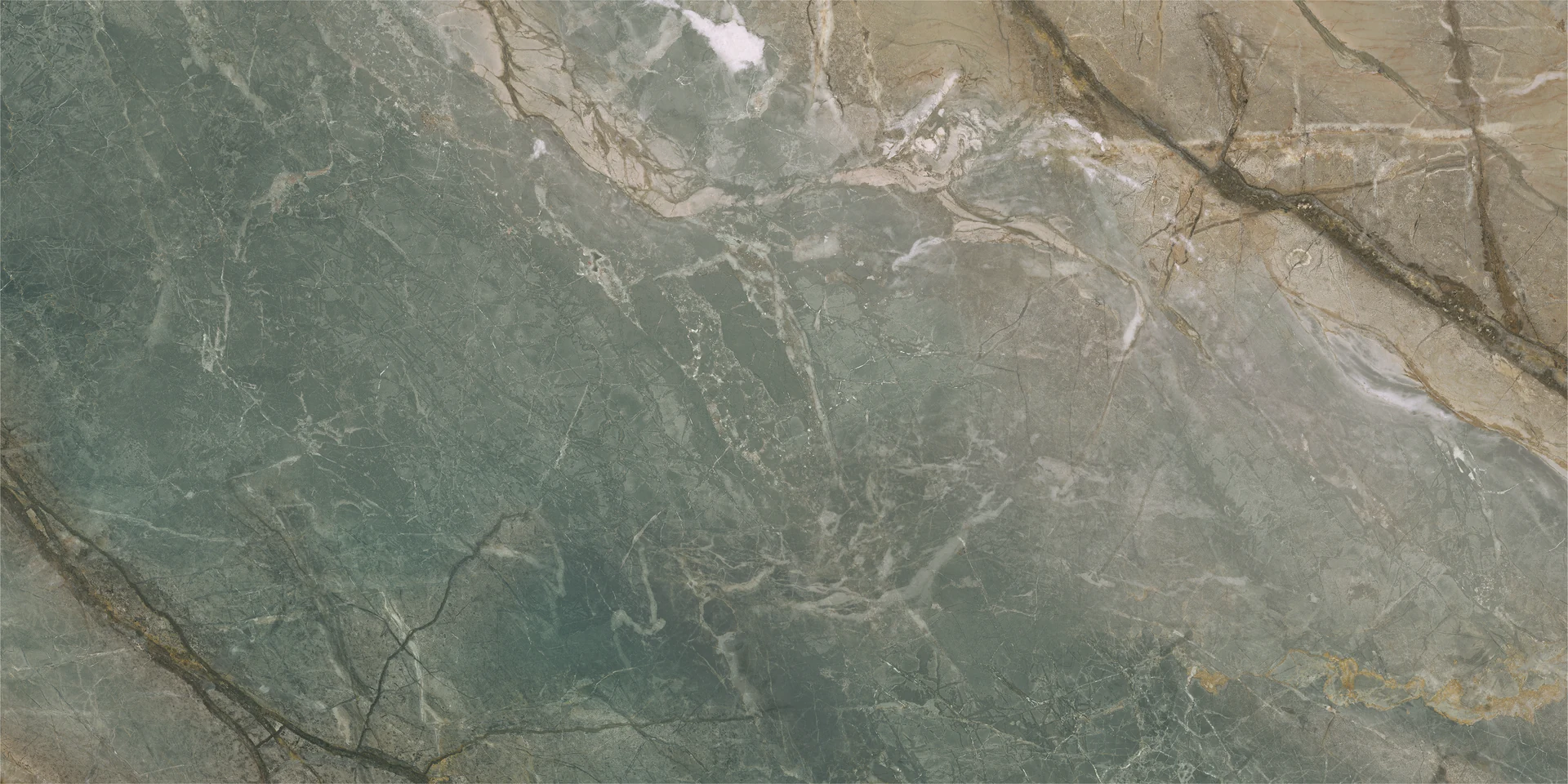 ריצוף וחיפוי פורצלן שיש אמרלד ירוק 60/120 מט 3D