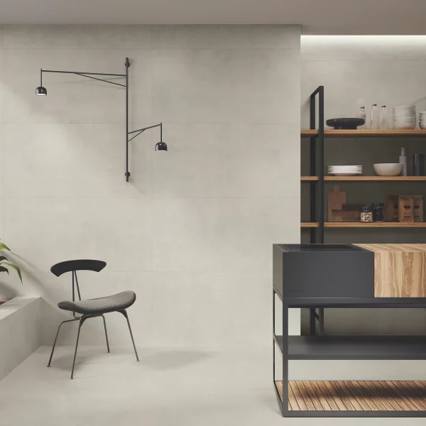 ריצוף בטון כותנה מוחלק 60/120 אריחי קרמיקה בהירים