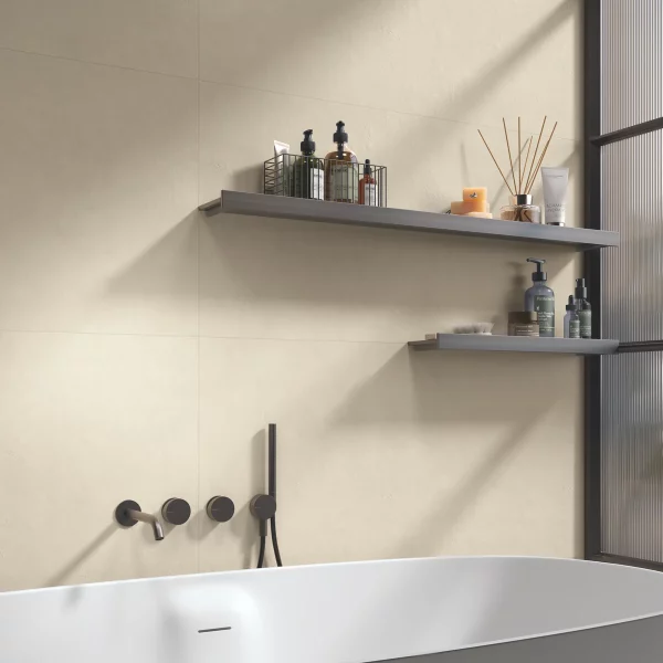 ריצוף פנים בטון קלוי חמים 60/120 אריח מנוסר קלאסי