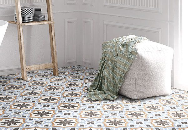 קרמיקה דקורטיבית פורצלן אריחים מצוירים 20.5×20.5 – תוצרת איטליה