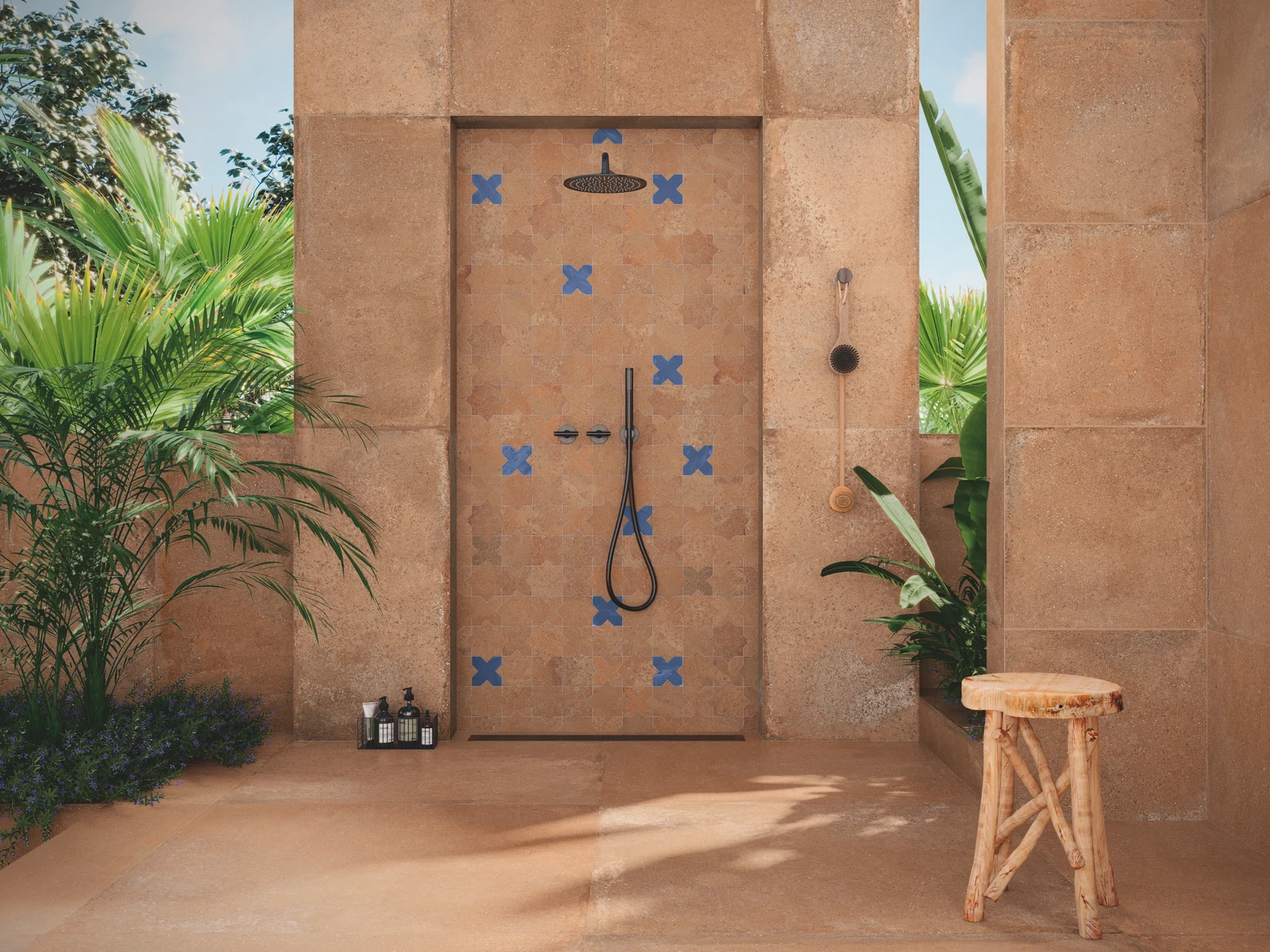 אריח חוץ מעובה 20 מ''מ קוטו חמרה 60/120 לריצוף צף