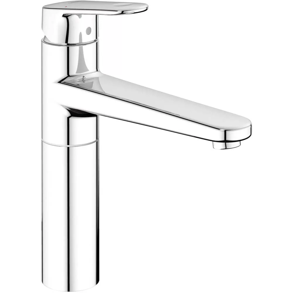 ברז מטבח בעל פיה מסתובבת Grohe גרמניה גימור כרום גוון אפור