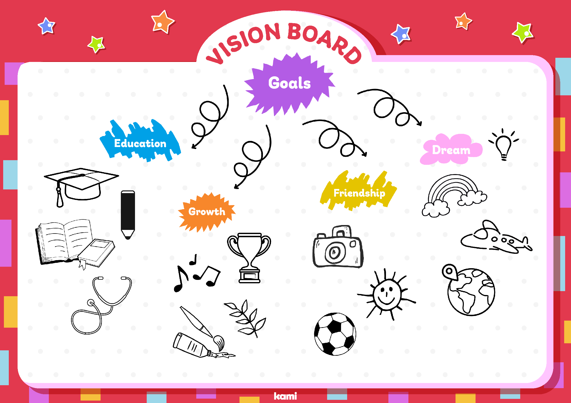 Interactive Vision Board for Teachers