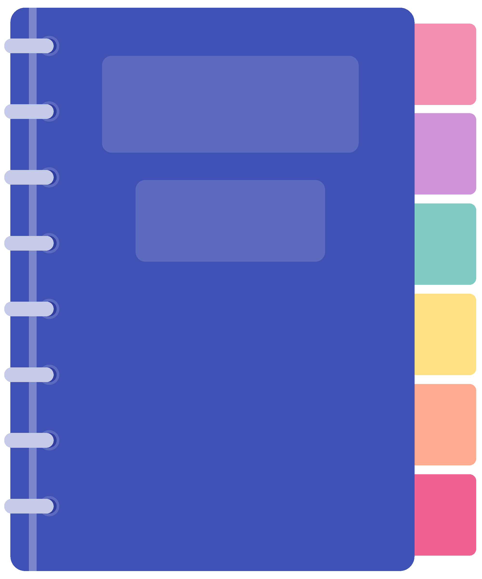 Digital Interactive Notebook Template for French Class