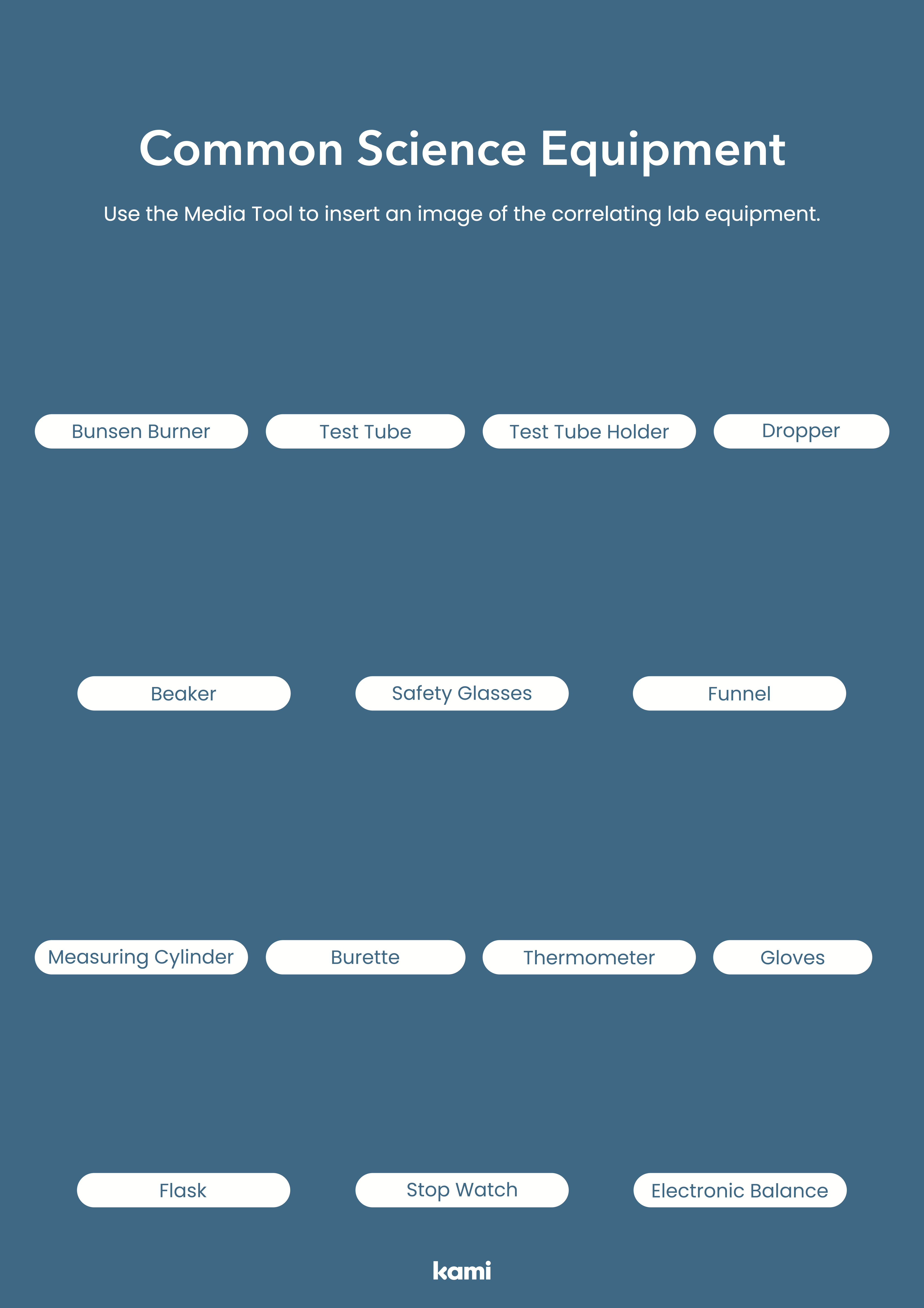 Common Science Equipment Worksheet for Teachers Perfect for grades