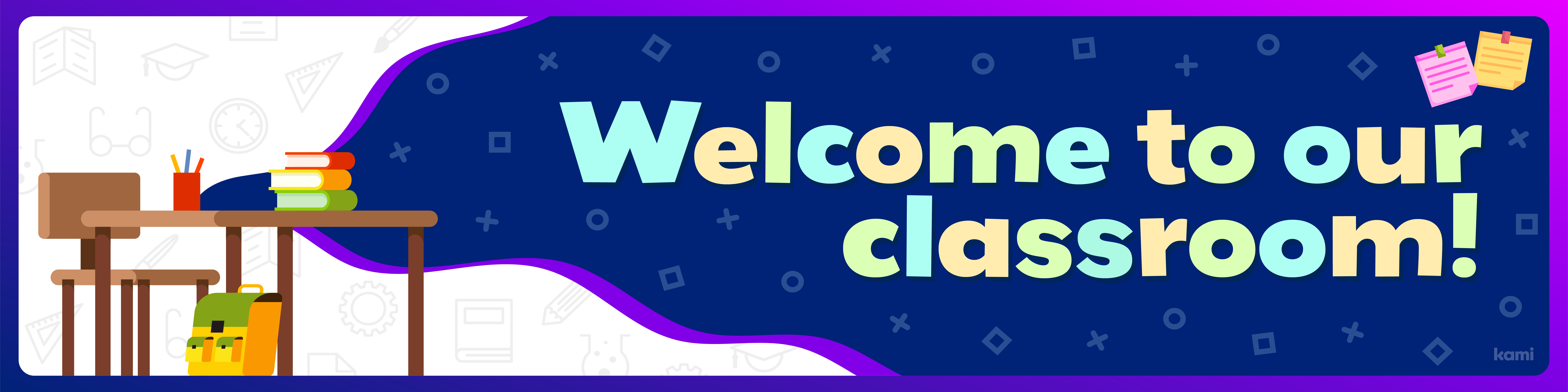 Google Classroom Banner Blue For Teachers Perfect For Grades 1st 