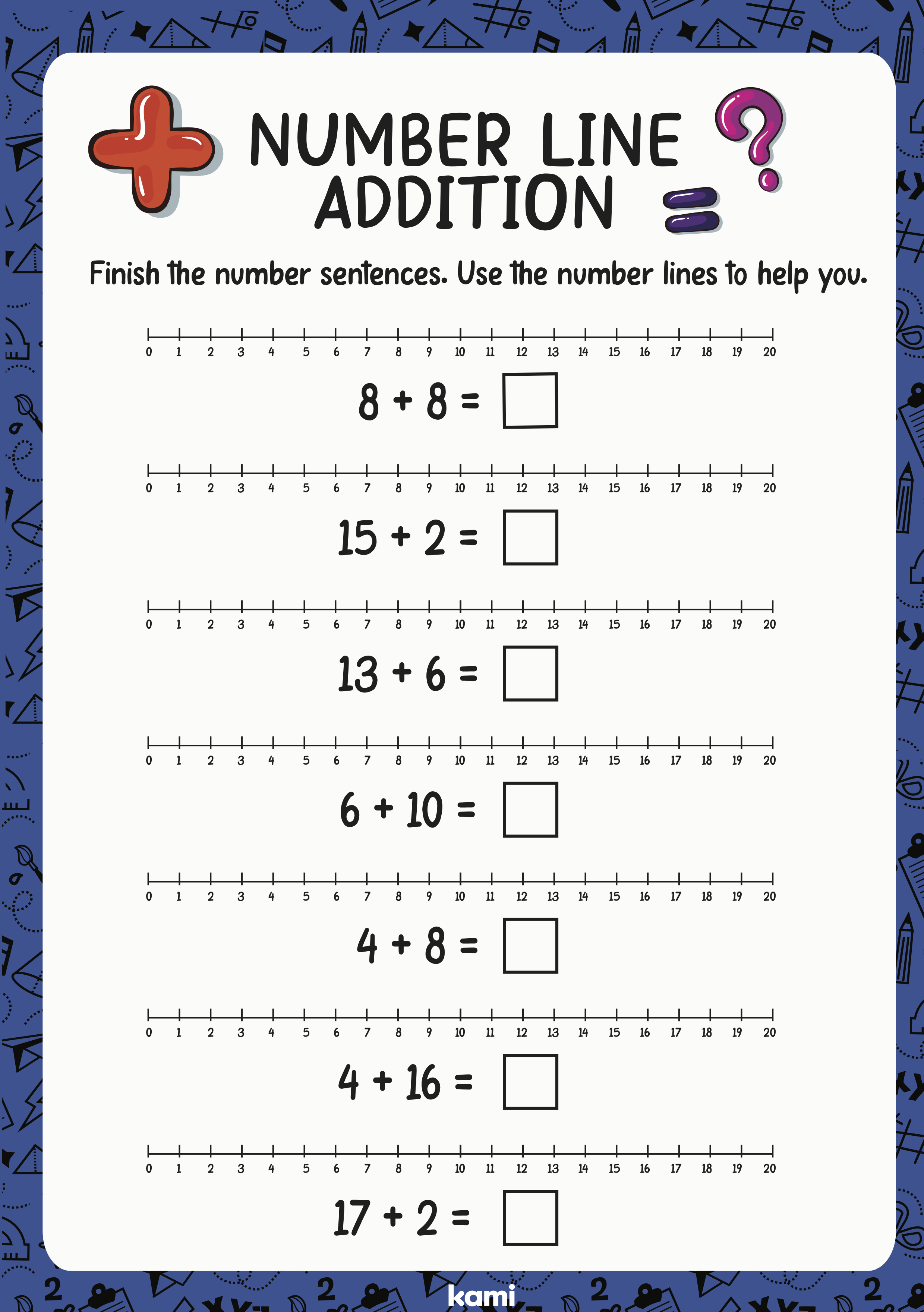 number-line-additions-0-20-for-teachers-perfect-for-grades-1st-2nd