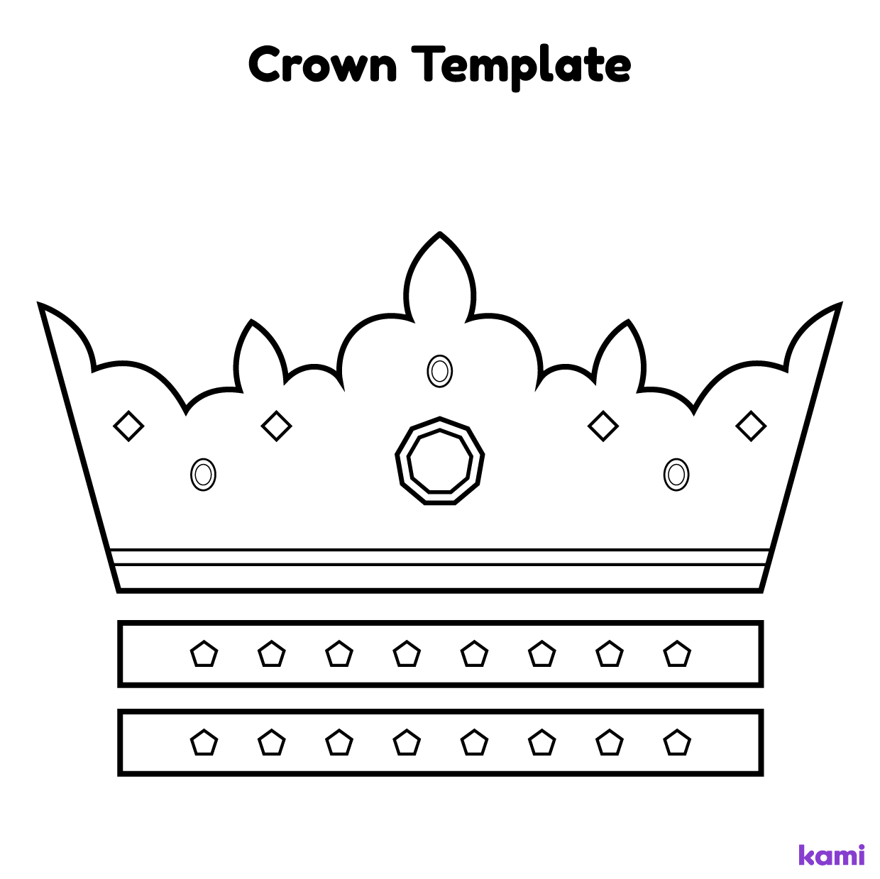 queen crown template