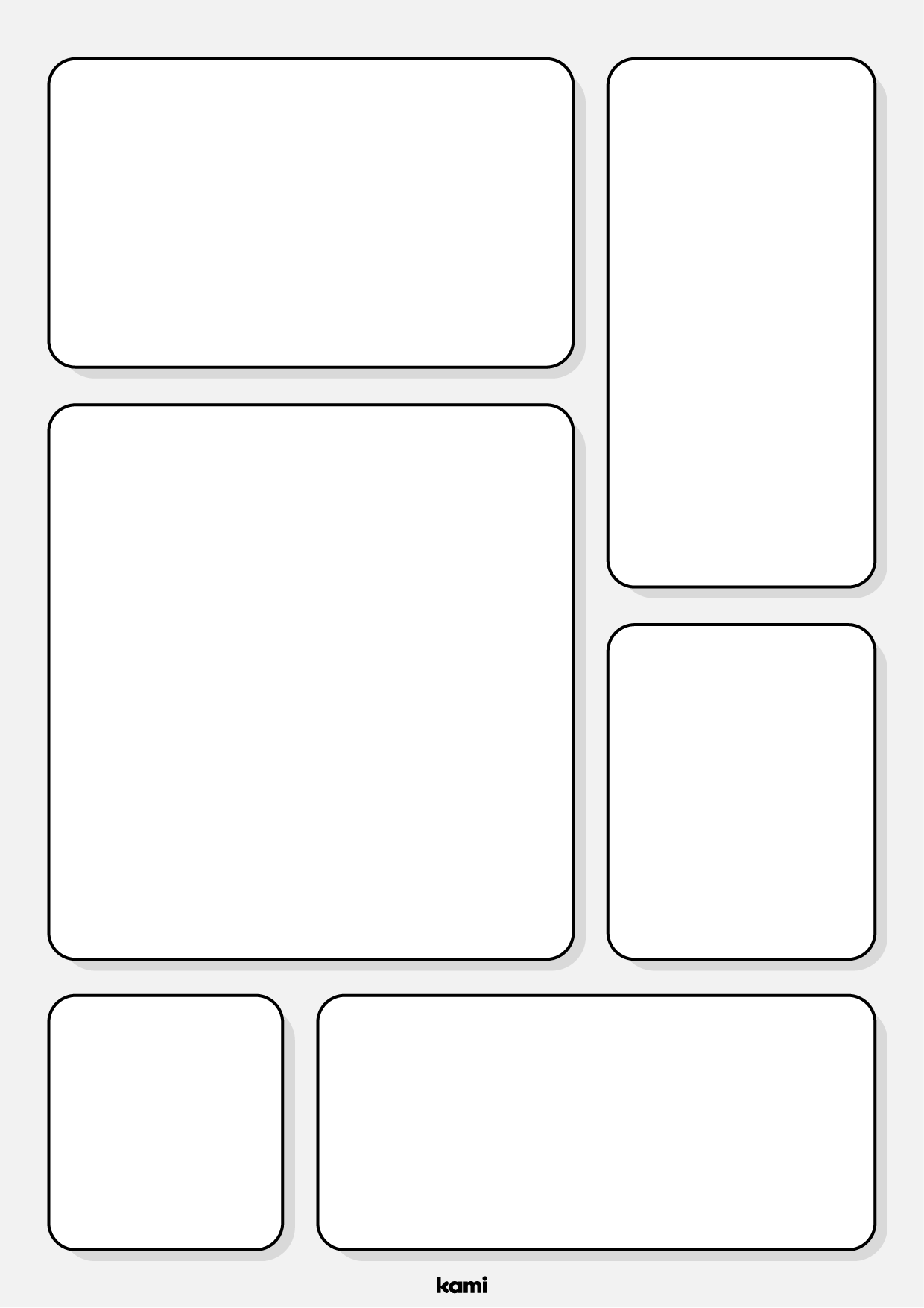 comic strips template