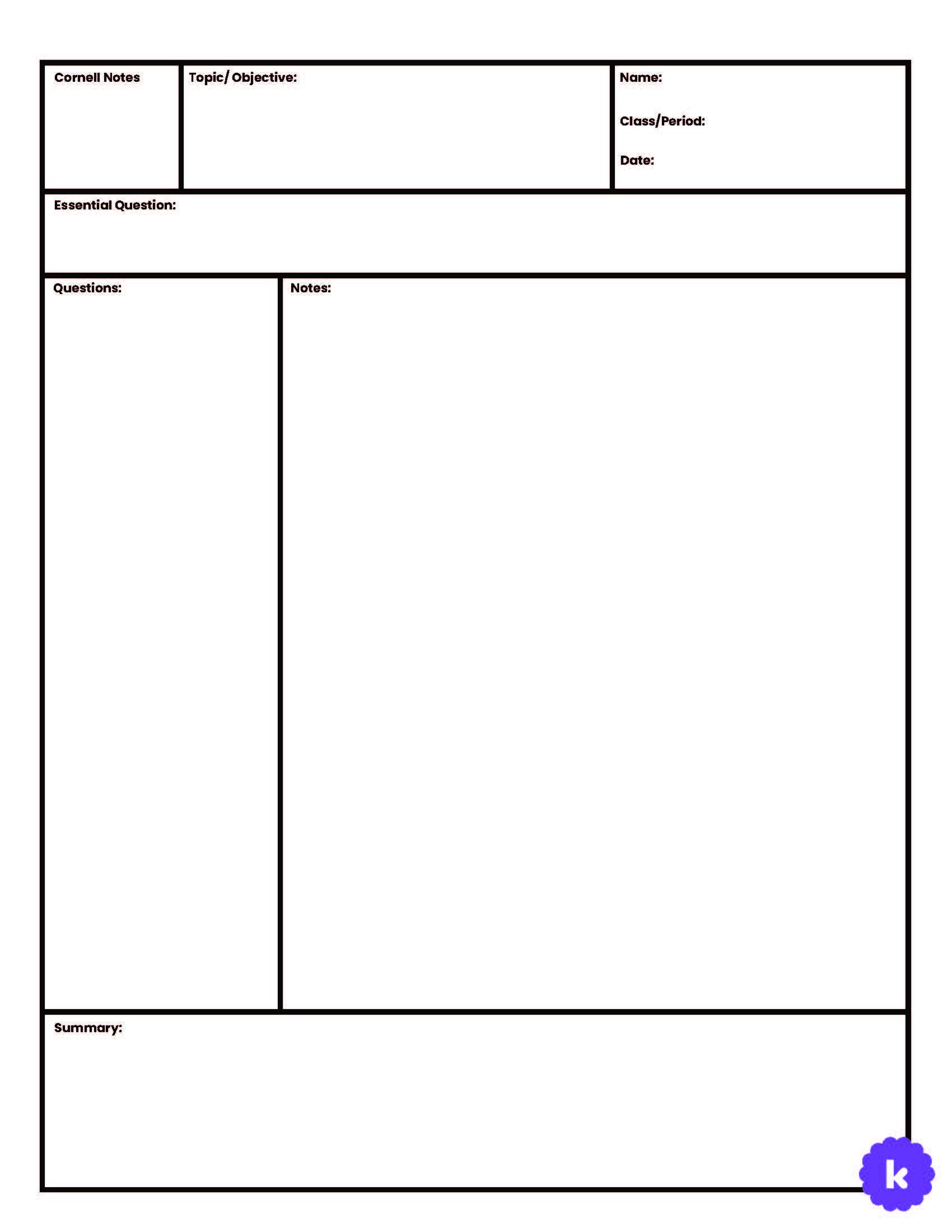 Use Fill-in-the-Blank Note Taking : UDL For Teachers