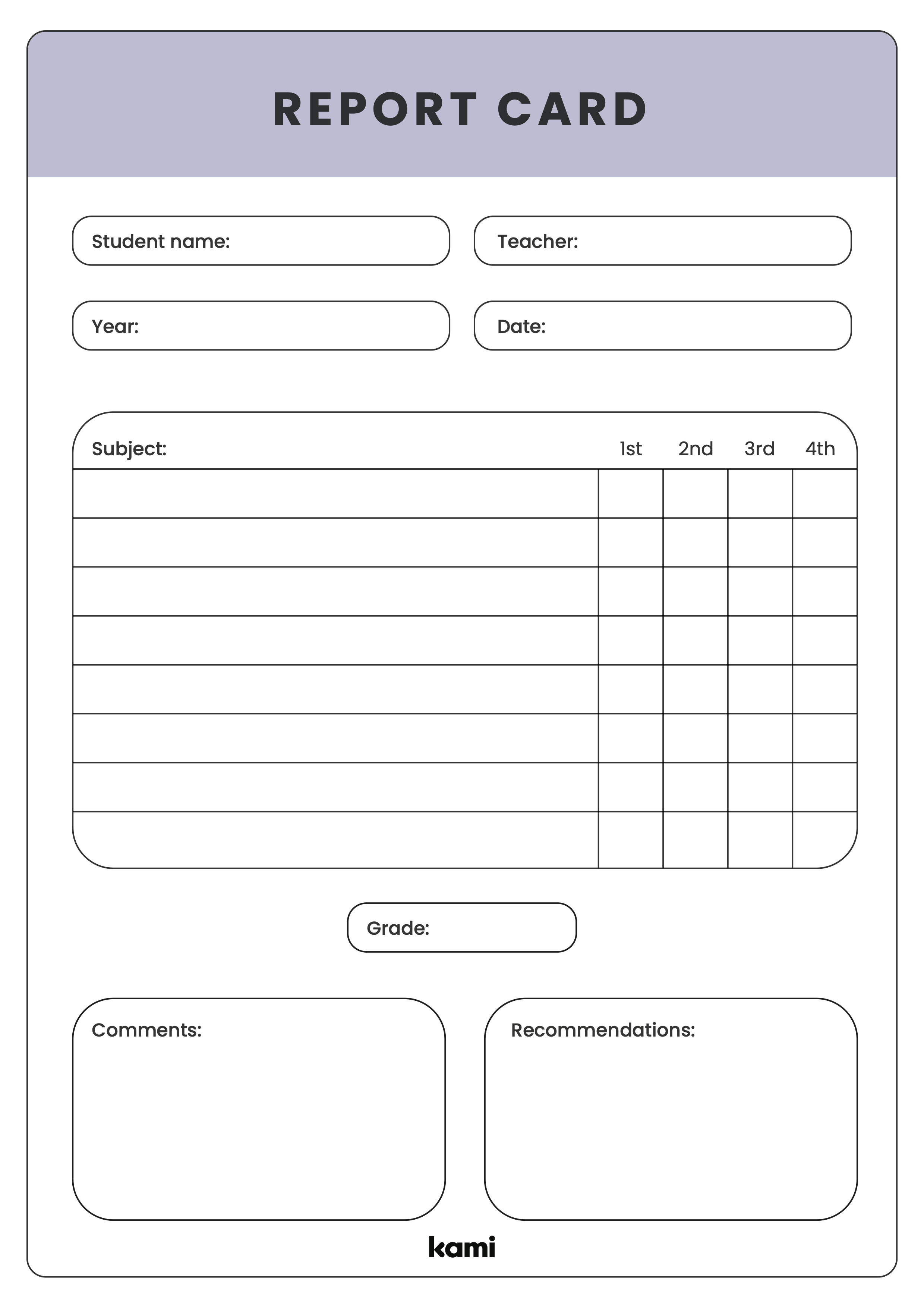 student pass template