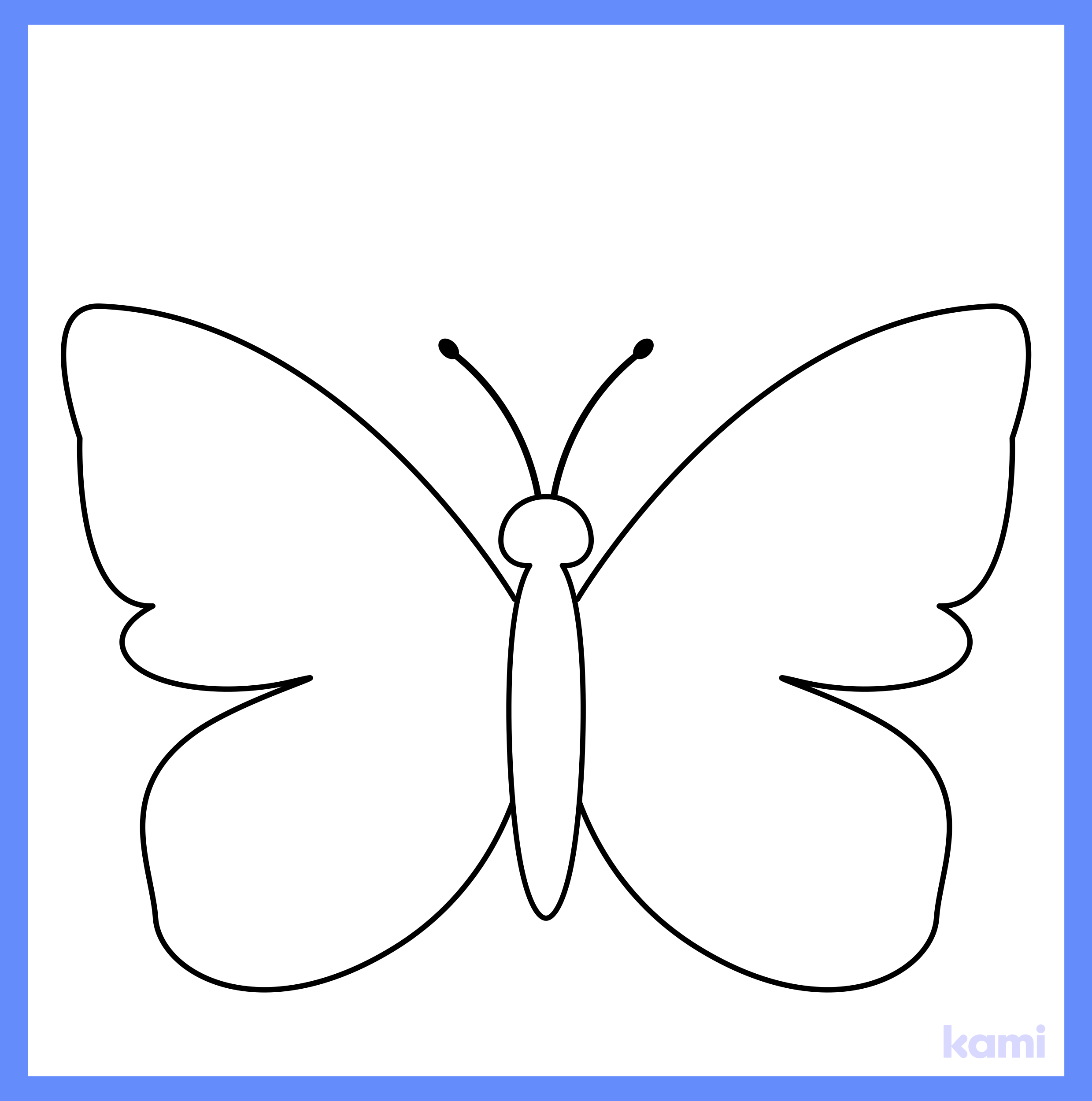Butterfly template for teachers perfect for grades 1st 2nd 3rd 4th