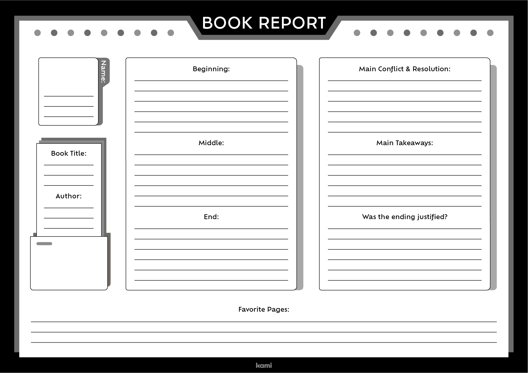 book reports 11th grade