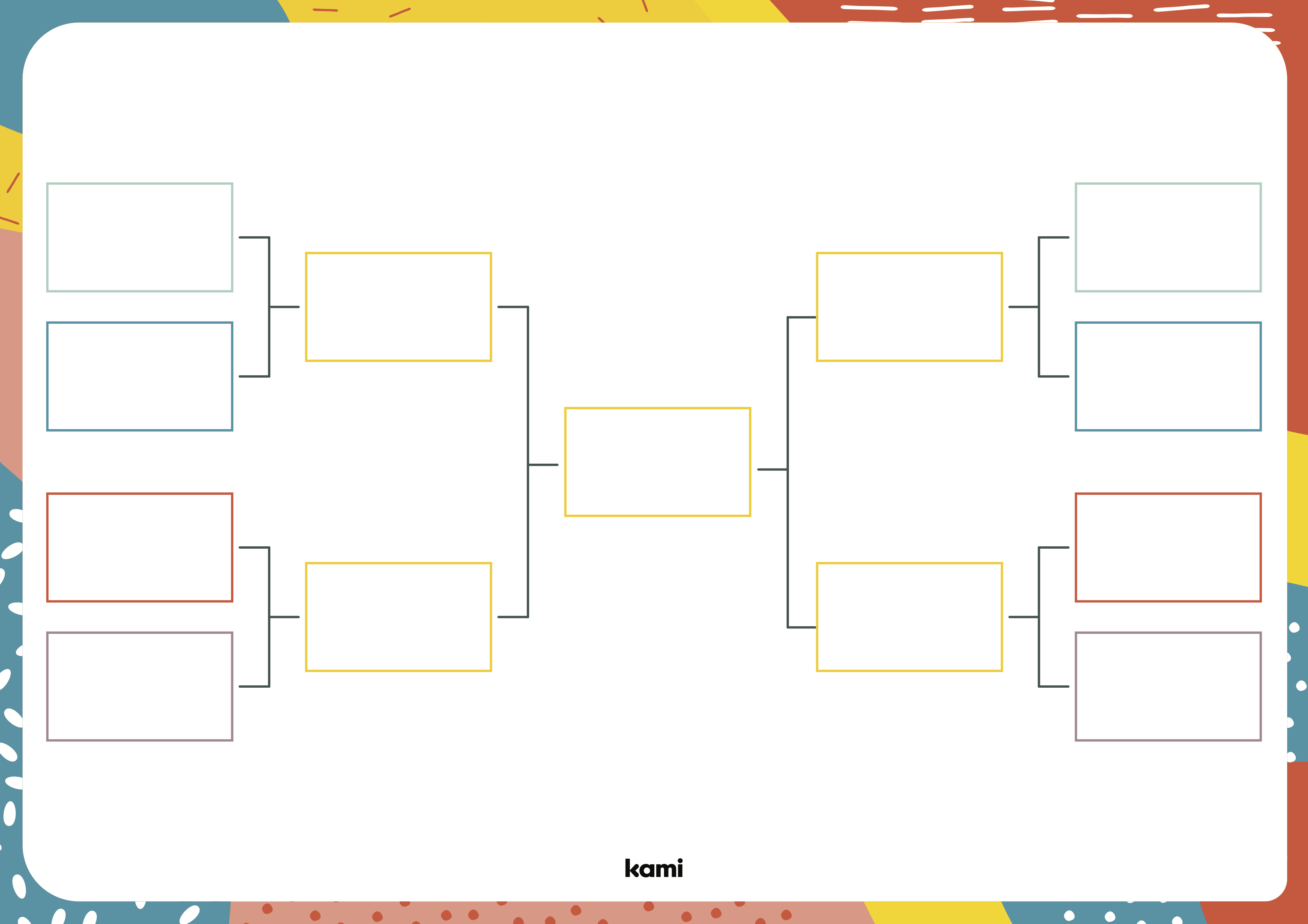 Tournament Bracket Stencil