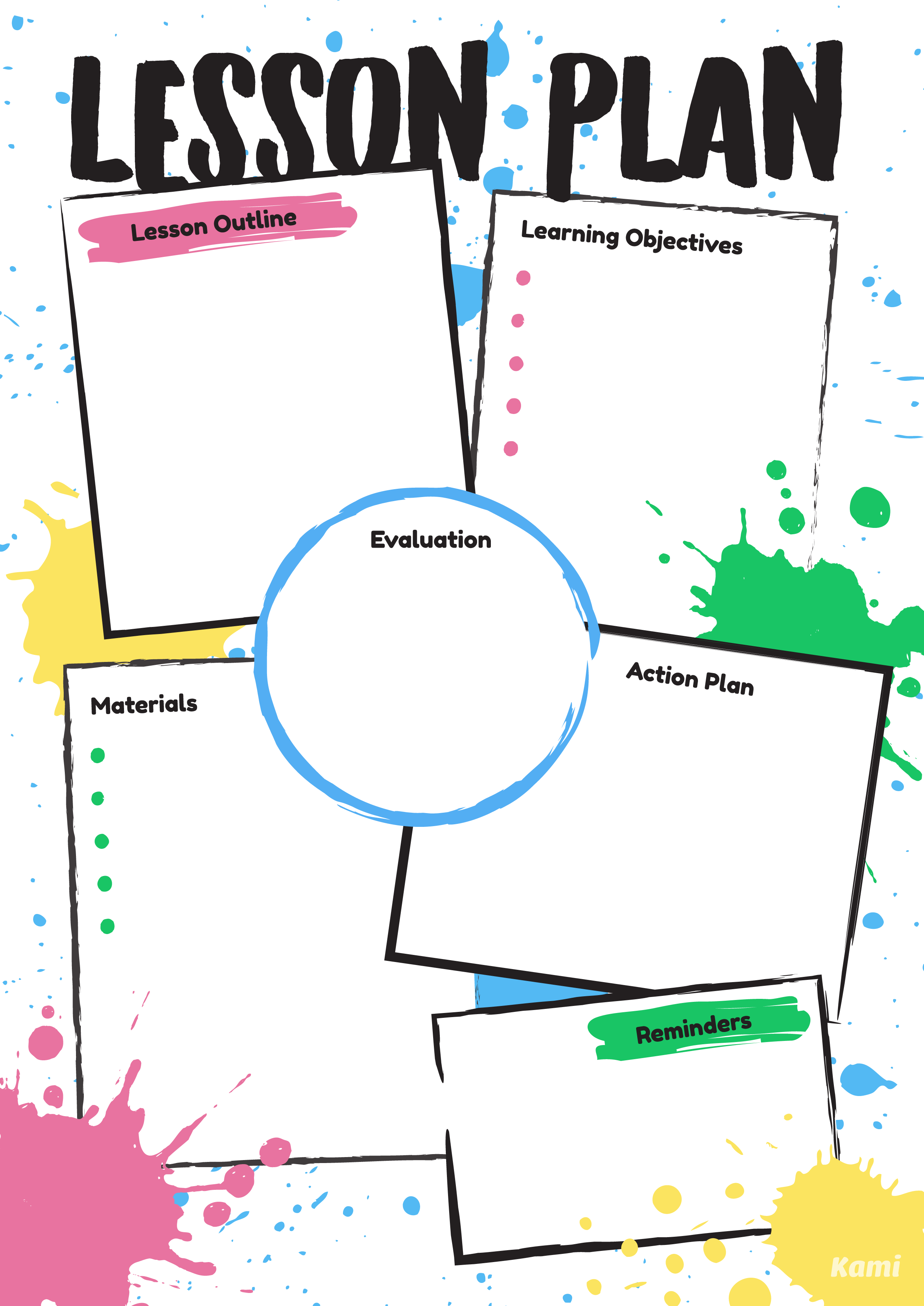 Lesson Plan | Paint Splats for Teachers | Perfect for grades 10th, 11th