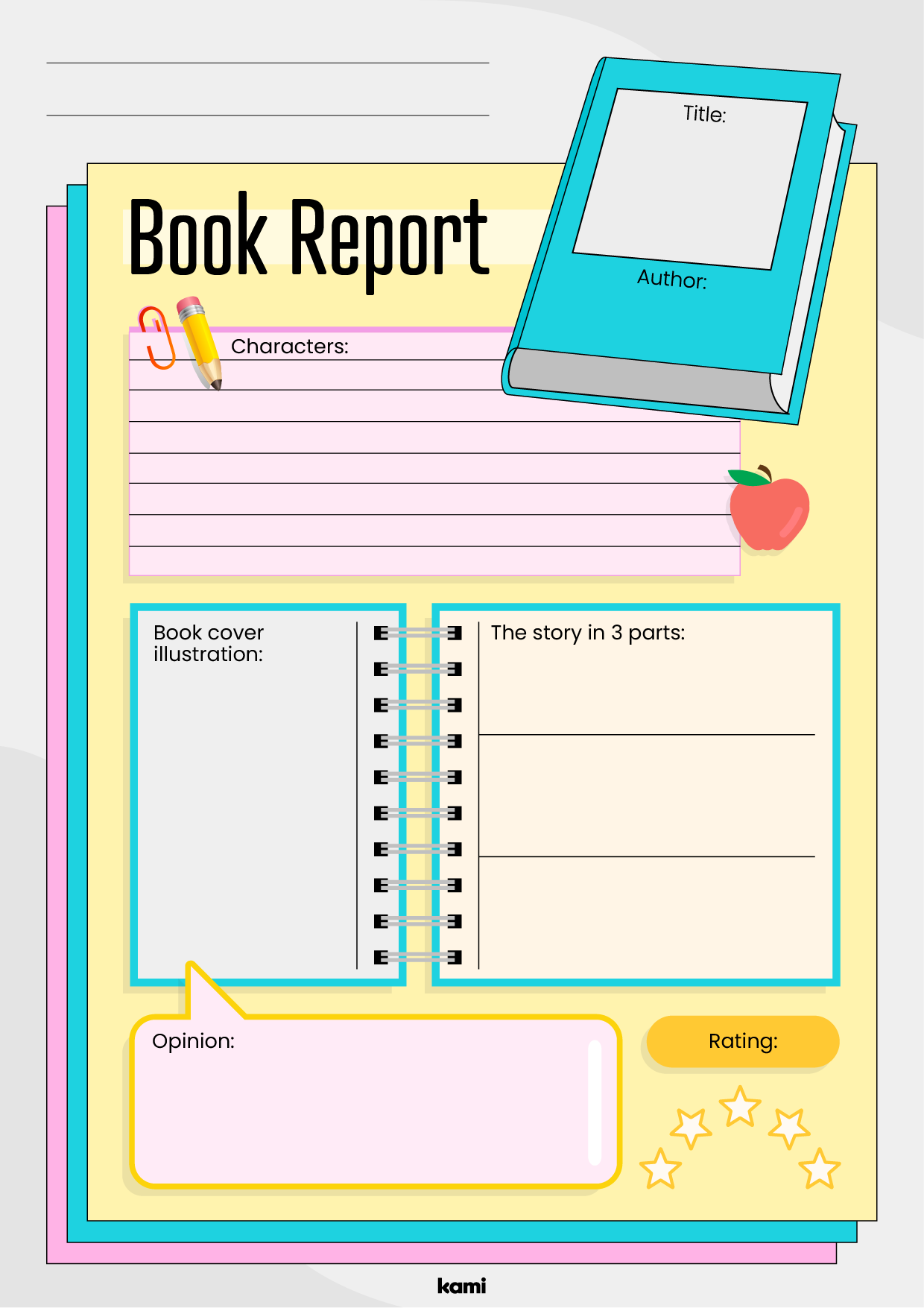 Book Report Cover
