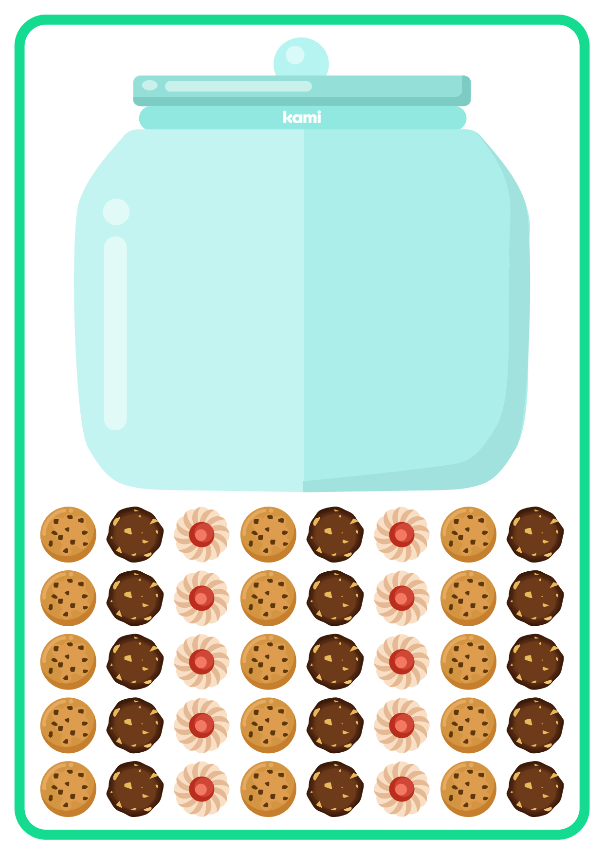 cookie jar outline
