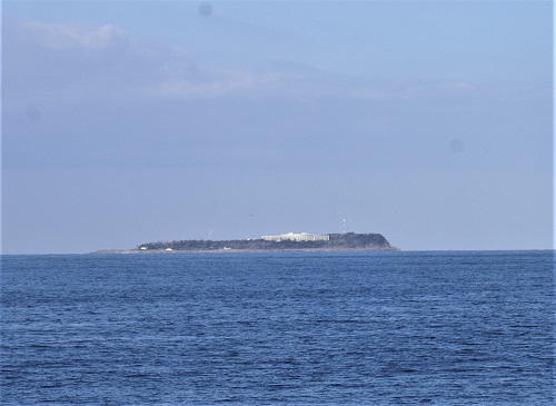 公園から見える初島