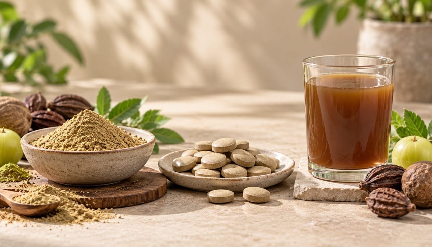 Triphala Powder vs Tablets vs Juice: Which Format Works Best for You?