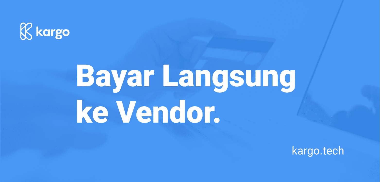 bayar tunai langsung ke vendor