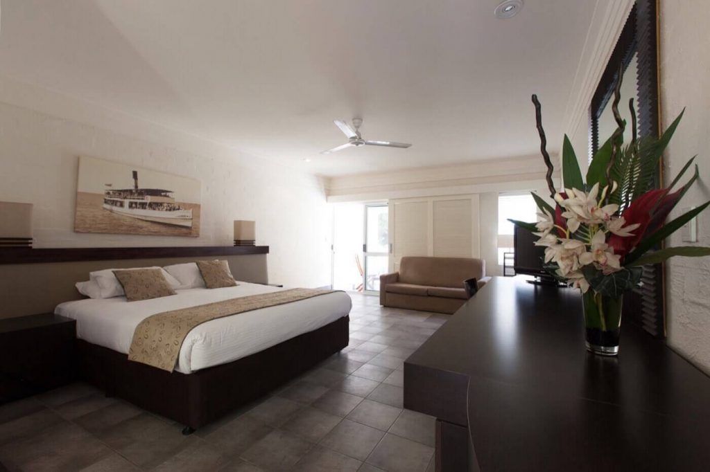 Luxury bedroom of Accommodation Rottnest Island