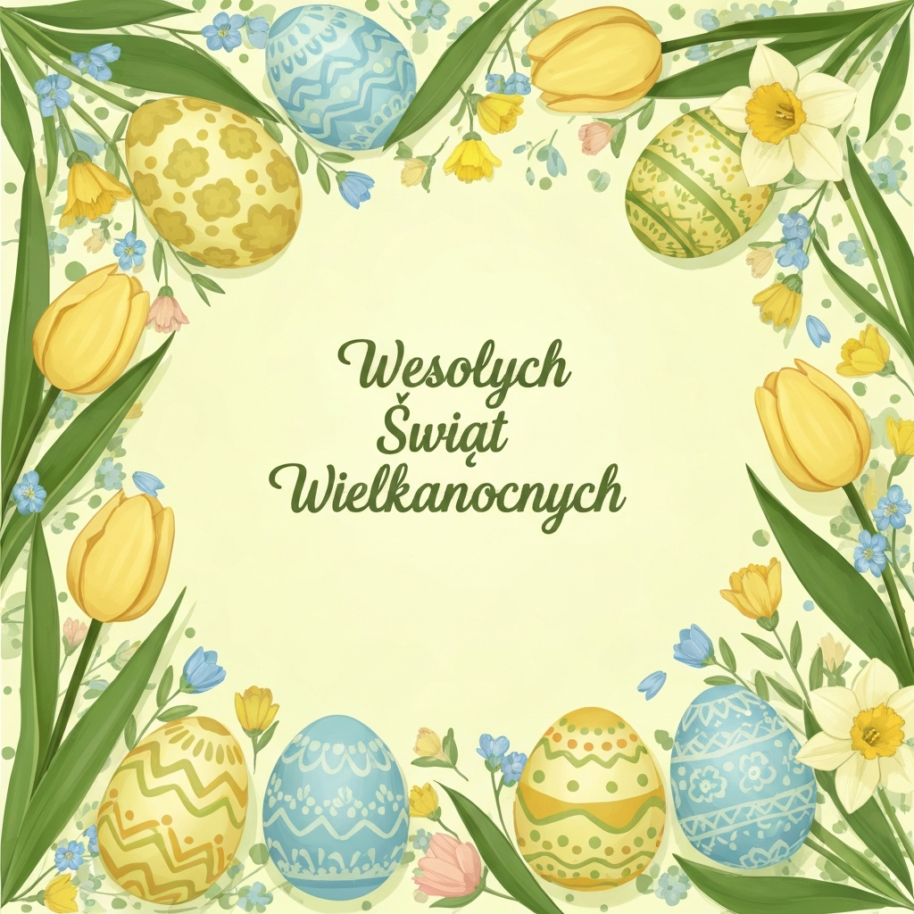 Radosne Święta Wielkanocne z Kwiatami