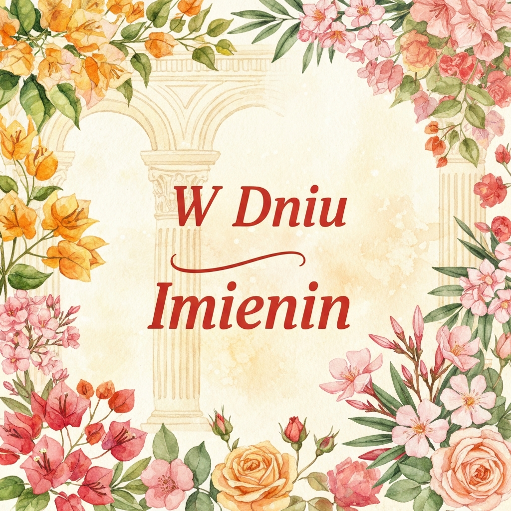 W Dniu Imienin: Rzymskie Kwiaty i Architektura