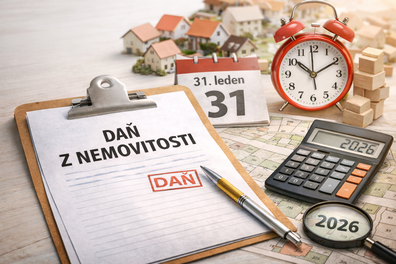Daň z nemovitosti v roce 2026