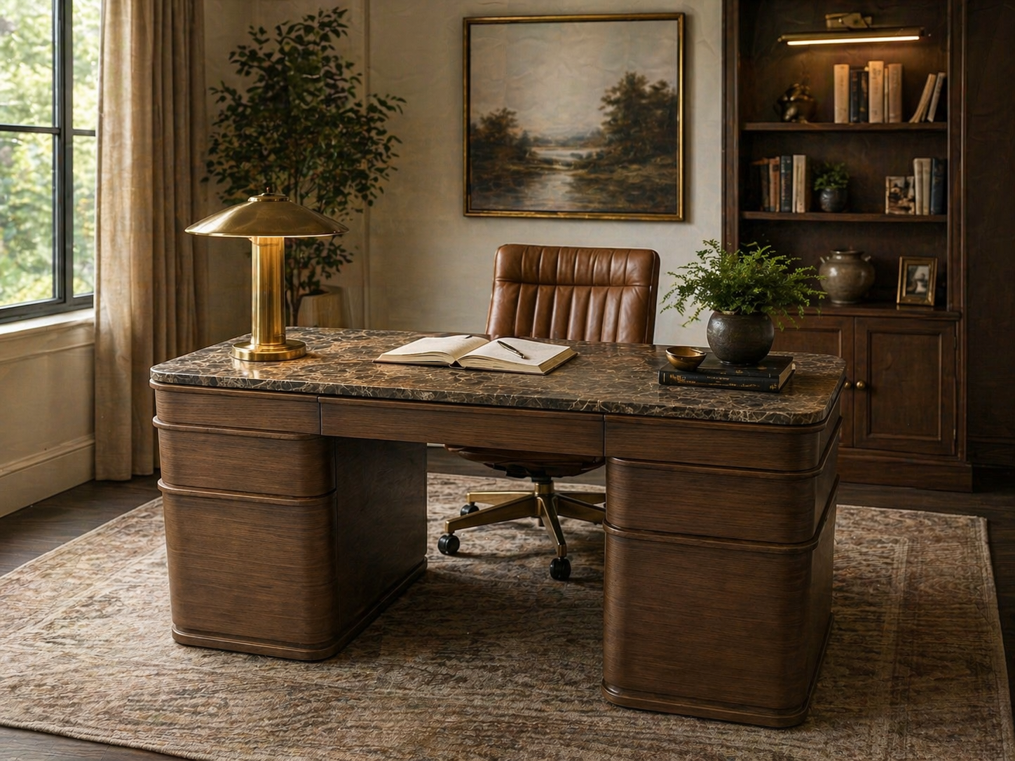 RH Ligné Emperador Desk by Julie Lawrence | Restoration Hardware