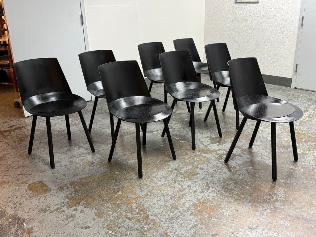 Stefan Diez for E15 Ch04 Houdini Side Chairs, Set of Eight - $3992