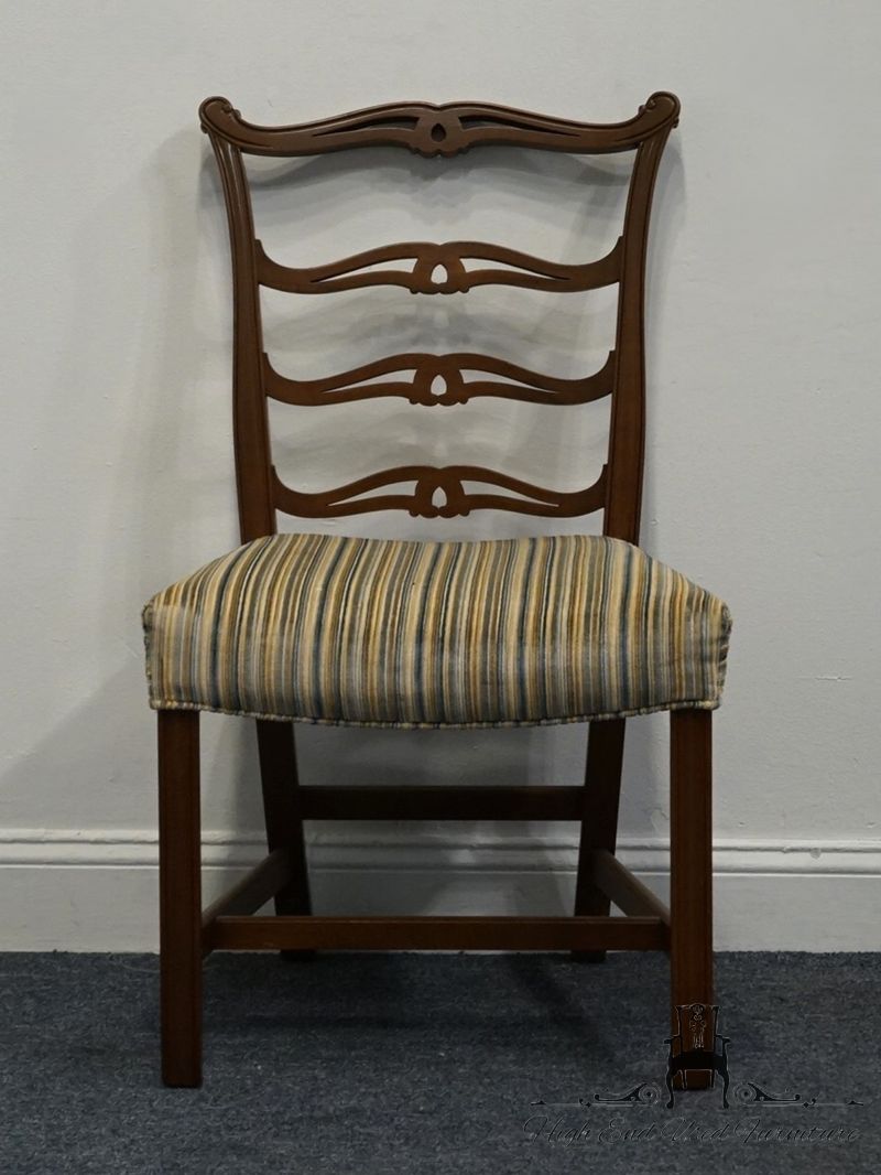 DREXEL HERITAGE Solid Mahogany Traditional Style Ladderback Dining