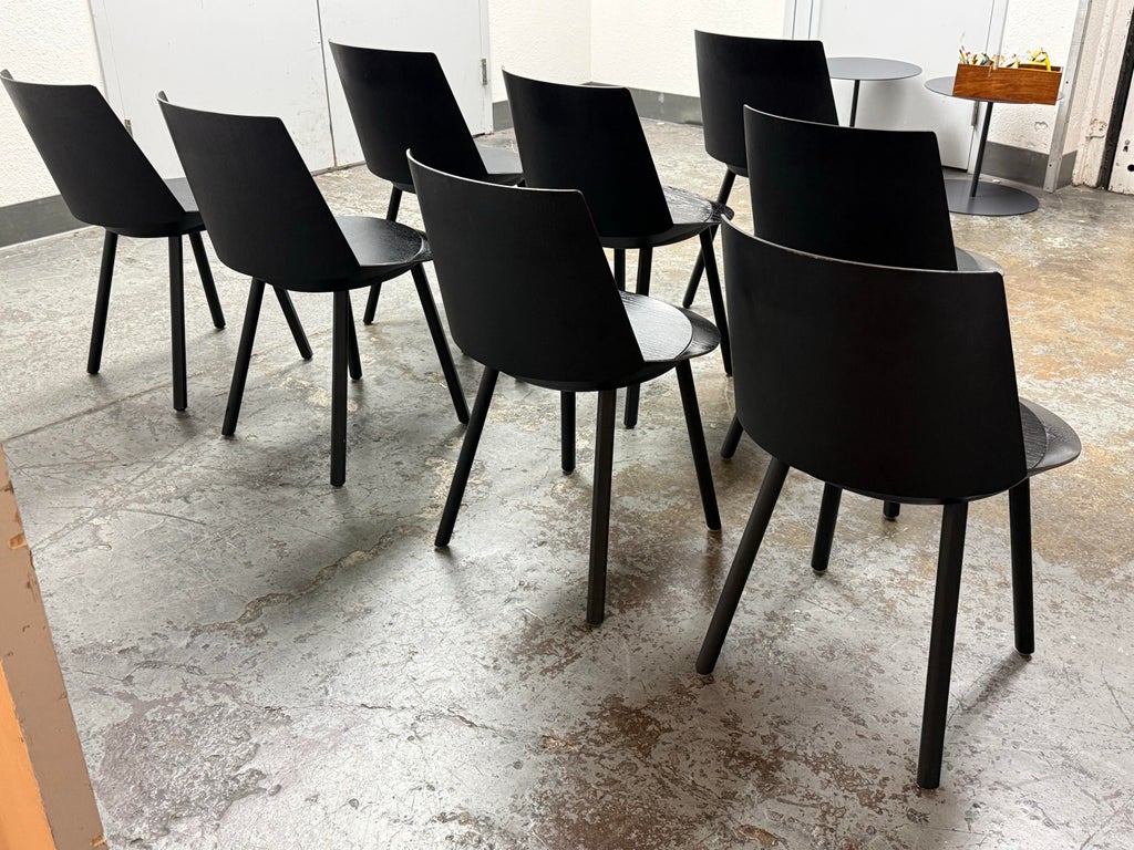 This Side Chair by e15 椅子　Stefan Diez Stefan Diez for E15 Ch04 Houdini Side Chairs, Set of Eight - $3992