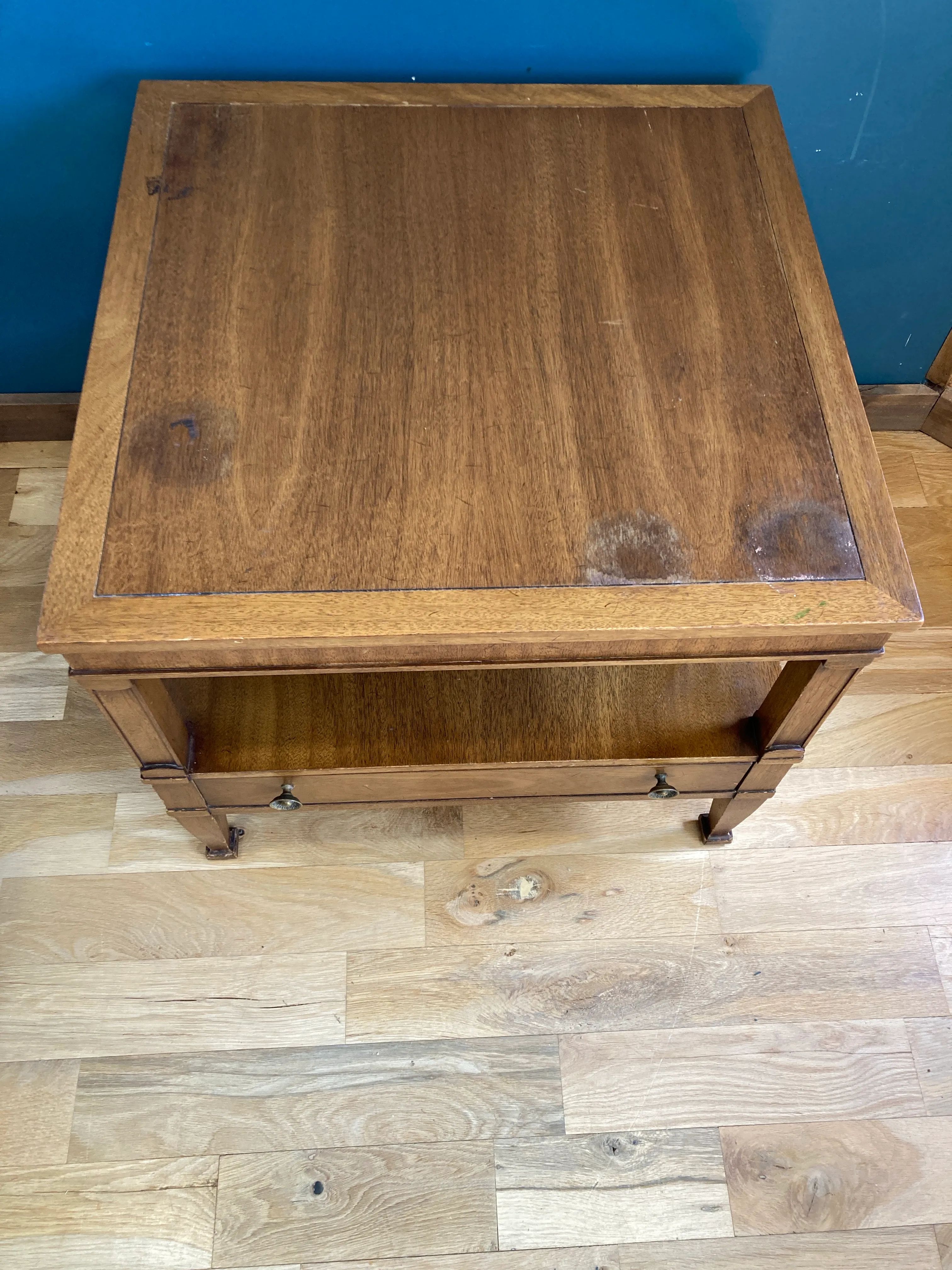 Midcentury Drexel Triune Side Table With Drawer | Drexel - $290