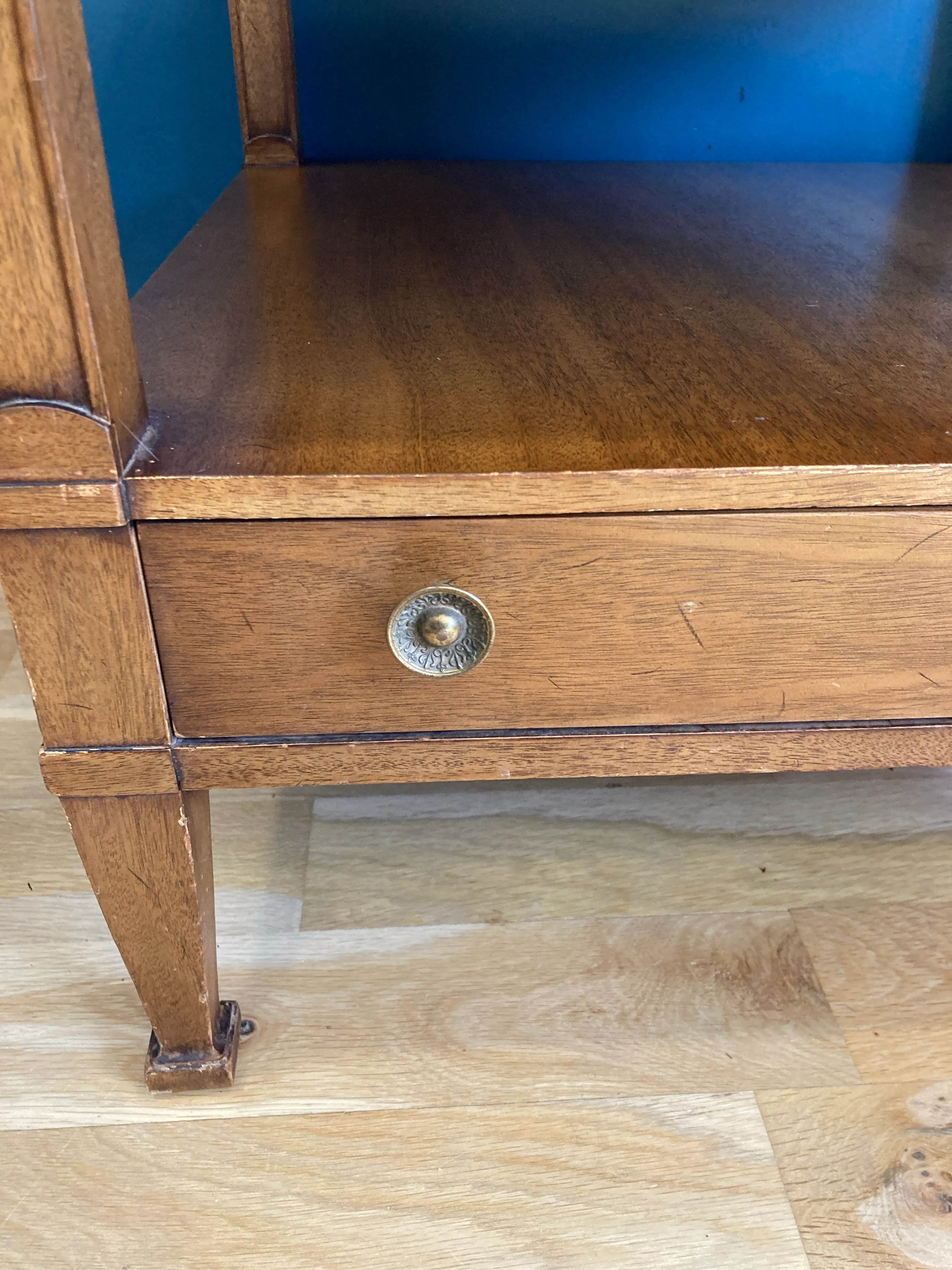 Midcentury Drexel Triune Side Table With Drawer | Drexel - $290