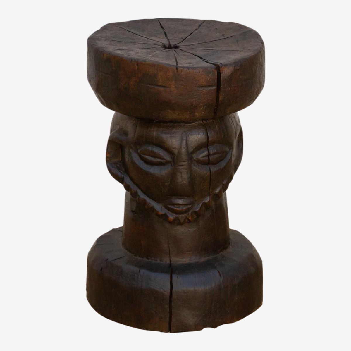 Antique African Carved Chief's Stool - $675 | Kashew | Kashew