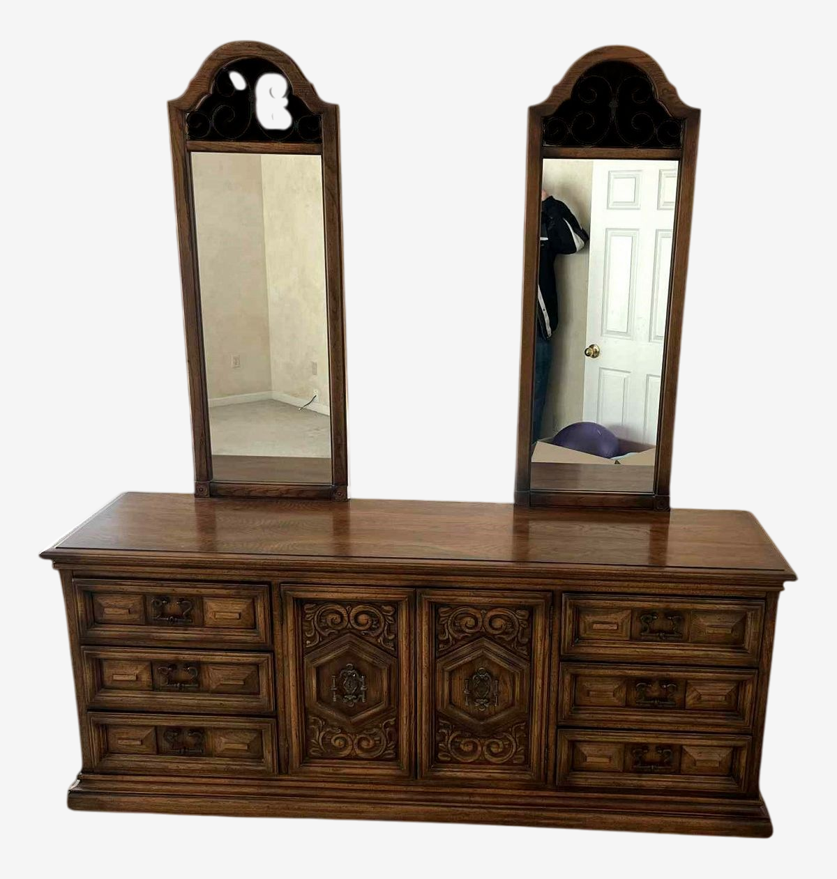 what color shoes go with brown dress York 6 Drawer Dresser main image 0