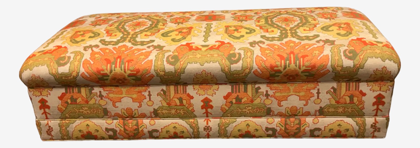 Patricia Edwards for Partridge Bespoke Upholstered Ottoman + Casters ...