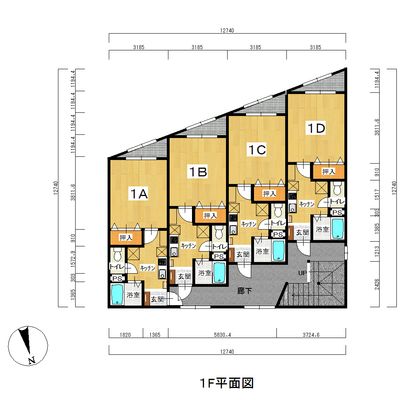 1F平面図