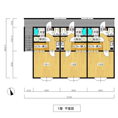 1F平面図