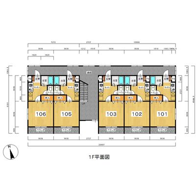 1F平面図