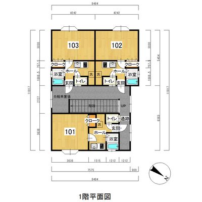 1F平面図