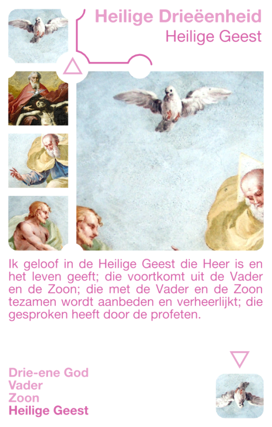 Kwartetkaart Heilige Geest