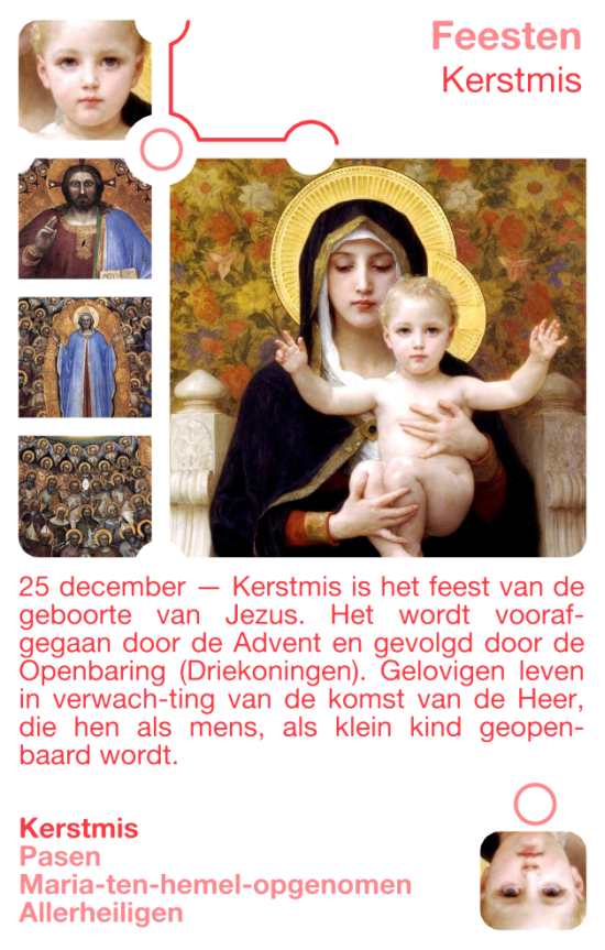 Kwartetkaart Kerstmis