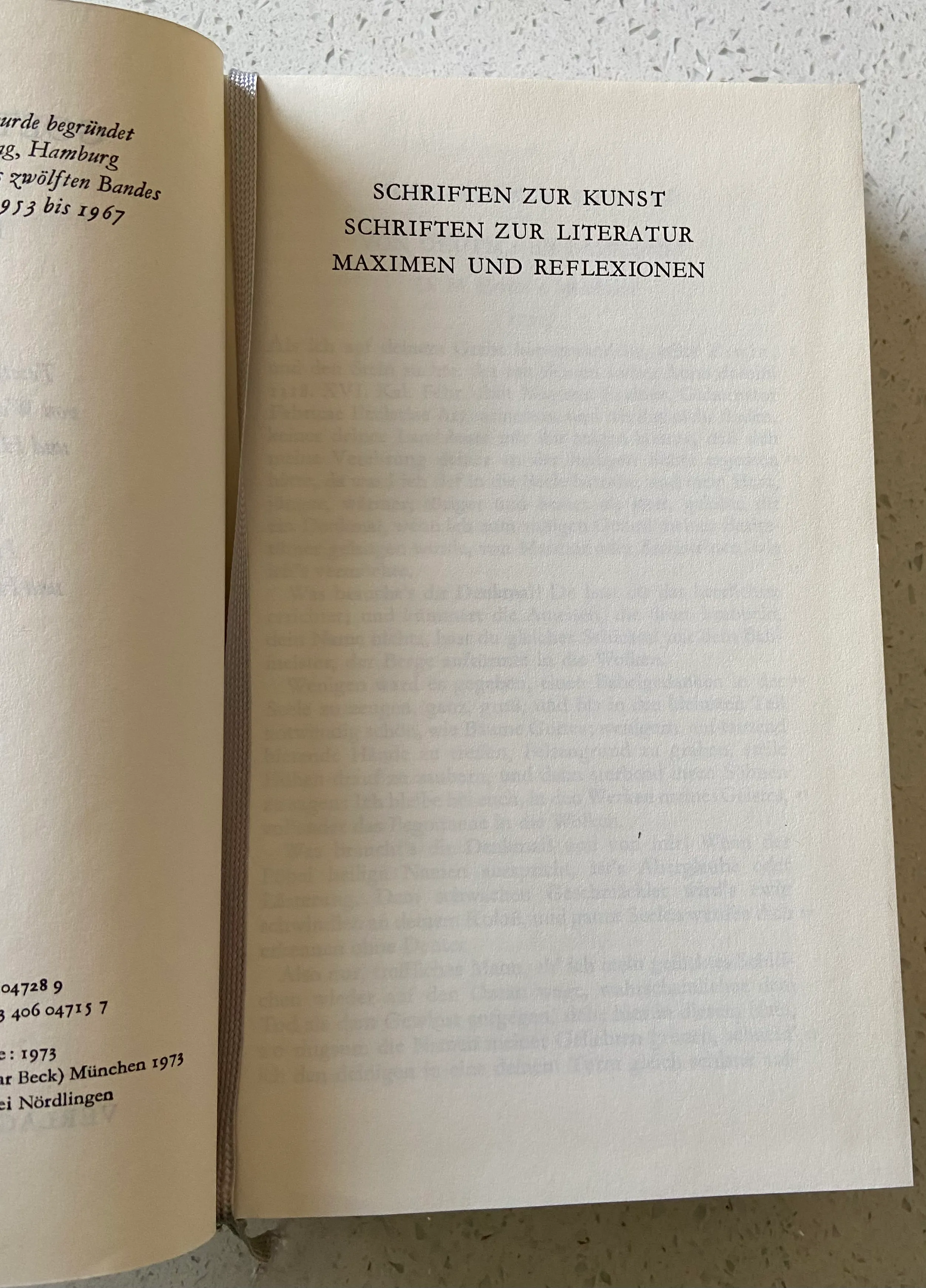 Goethes Werke. Werke, Kommentare und Register. Hamburger Ausgabe in 14 Bänden; Band 12: Schriften zur Kunst. Schriften zur Literatur. Maximen und Reflexionen - Image 3