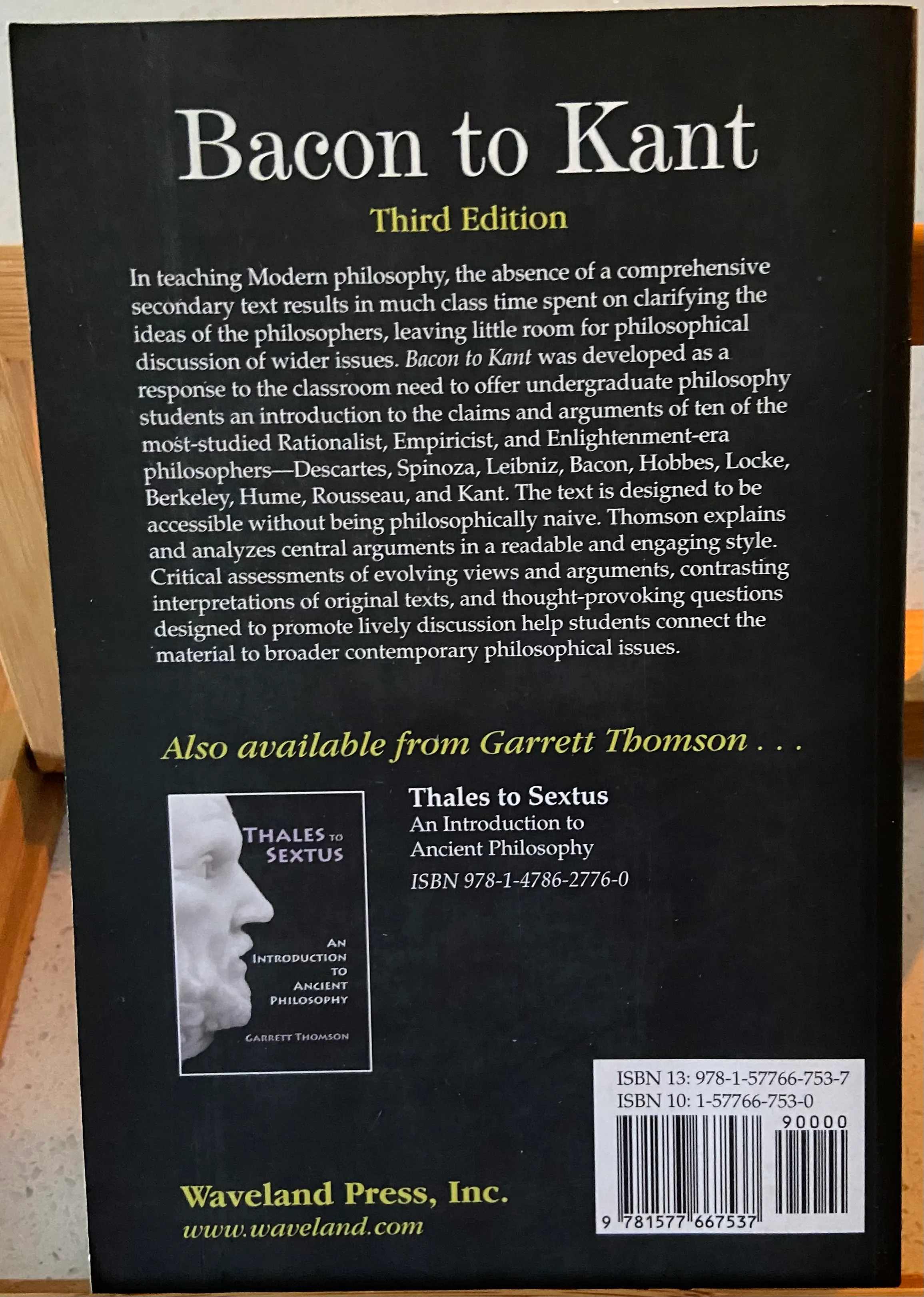 Bacon to Kant: An Introduction to Modern Philosophy, Third Edition - Image 2